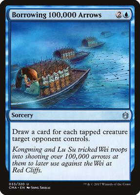 Borrowing 100,000 Arrows card from Commander Anthology