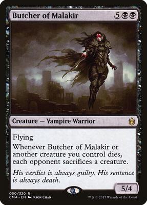 Butcher of Malakir card from Commander Anthology