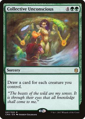 Collective Unconscious card from Commander Anthology