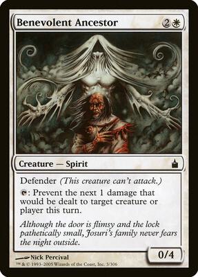 Benevolent Ancestor card from Ravnica: City of Guilds