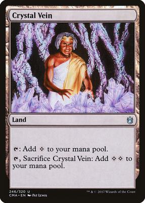 Crystal Vein card from Commander Anthology