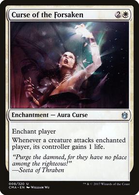 Curse of the Forsaken card from Commander Anthology