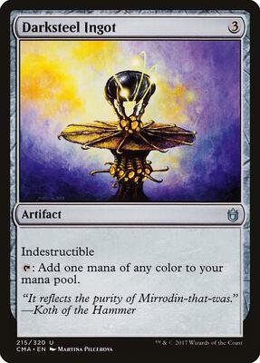 Darksteel Ingot card from Commander Anthology