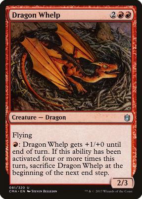 Dragon Whelp card from Commander Anthology