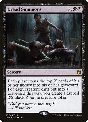 Dread Summons card from Commander Anthology