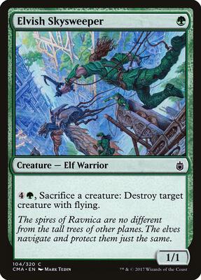 Elvish Skysweeper card from Commander Anthology
