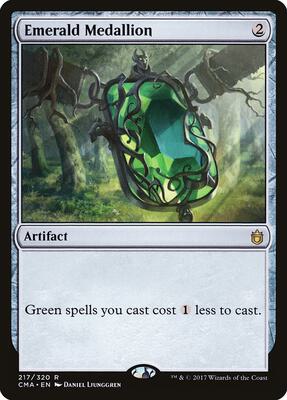 Emerald Medallion card from Commander Anthology