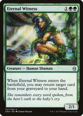 Eternal Witness card from Commander Anthology