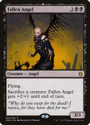 Fallen Angel card from Commander Anthology