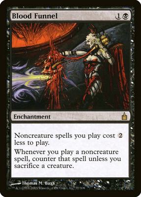 Blood Funnel card from Ravnica: City of Guilds