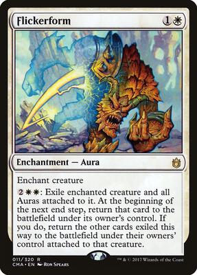 Flickerform card from Commander Anthology