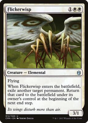 Flickerwisp card from Commander Anthology