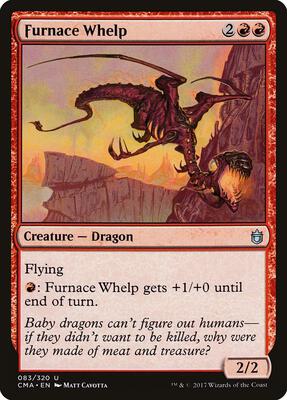 Furnace Whelp card from Commander Anthology