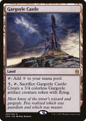 Gargoyle Castle card from Commander Anthology
