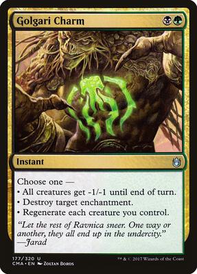 Golgari Charm card from Commander Anthology