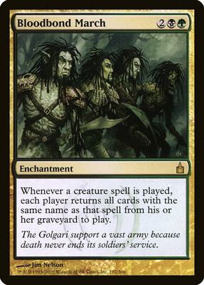 Bloodbond March card from Ravnica: City of Guilds