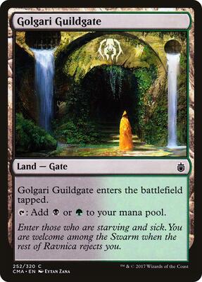 Golgari Guildgate card from Commander Anthology