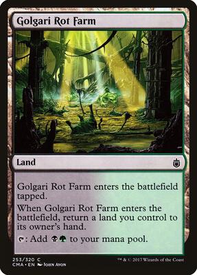 Golgari Rot Farm card from Commander Anthology