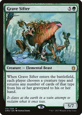 Grave Sifter card from Commander Anthology