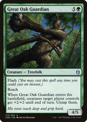Great Oak Guardian card from Commander Anthology