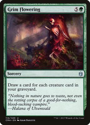 Grim Flowering card from Commander Anthology
