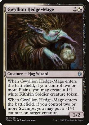 Gwyllion Hedge-Mage card from Commander Anthology