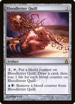 Bloodletter Quill card from Ravnica: City of Guilds