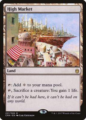 High Market card from Commander Anthology
