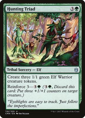 Hunting Triad card from Commander Anthology