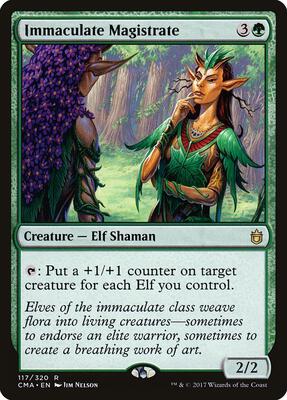 Immaculate Magistrate card from Commander Anthology