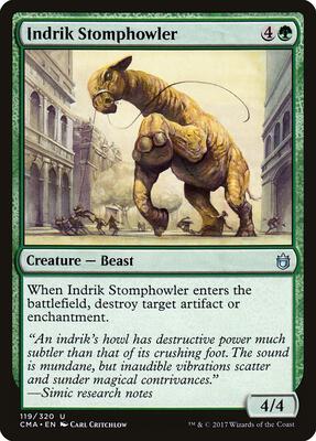 Indrik Stomphowler card from Commander Anthology