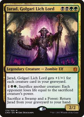 Jarad, Golgari Lich Lord card from Commander Anthology