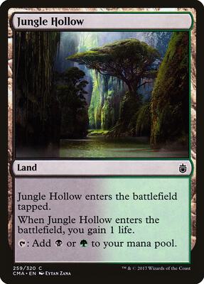 Jungle Hollow card from Commander Anthology