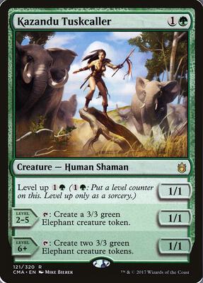 Kazandu Tuskcaller card from Commander Anthology