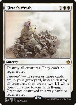 Kirtar's Wrath card from Commander Anthology