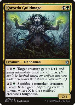 Korozda Guildmage card from Commander Anthology