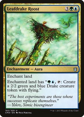 Leafdrake Roost card from Commander Anthology