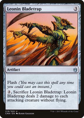 Leonin Bladetrap card from Commander Anthology