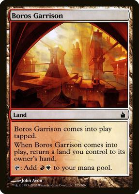 Boros Garrison card from Ravnica: City of Guilds