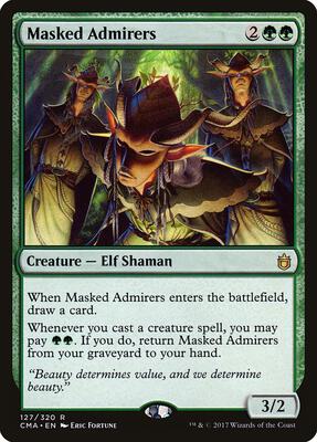 Masked Admirers card from Commander Anthology