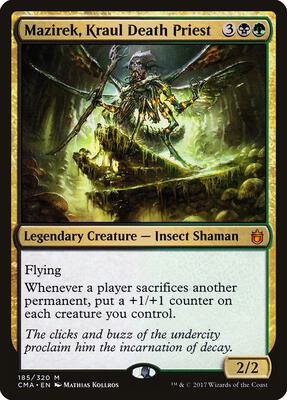 Mazirek, Kraul Death Priest card from Commander Anthology