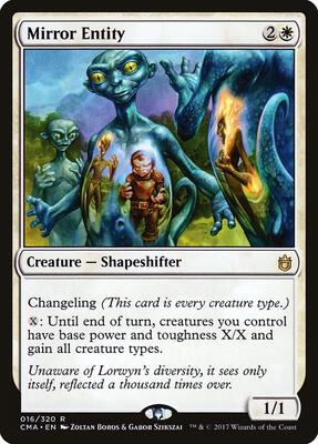 Mirror Entity card from Commander Anthology