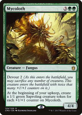 Mycoloth card from Commander Anthology