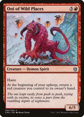 Oni of Wild Places card from Commander Anthology
