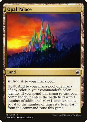 Opal Palace card from Commander Anthology