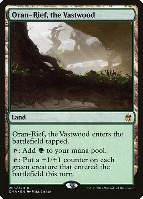 Oran-Rief, the Vastwood card from Commander Anthology