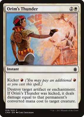 Orim's Thunder card from Commander Anthology