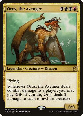 Oros, the Avenger card from Commander Anthology