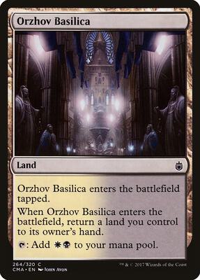 Orzhov Basilica card from Commander Anthology