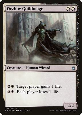 Orzhov Guildmage card from Commander Anthology